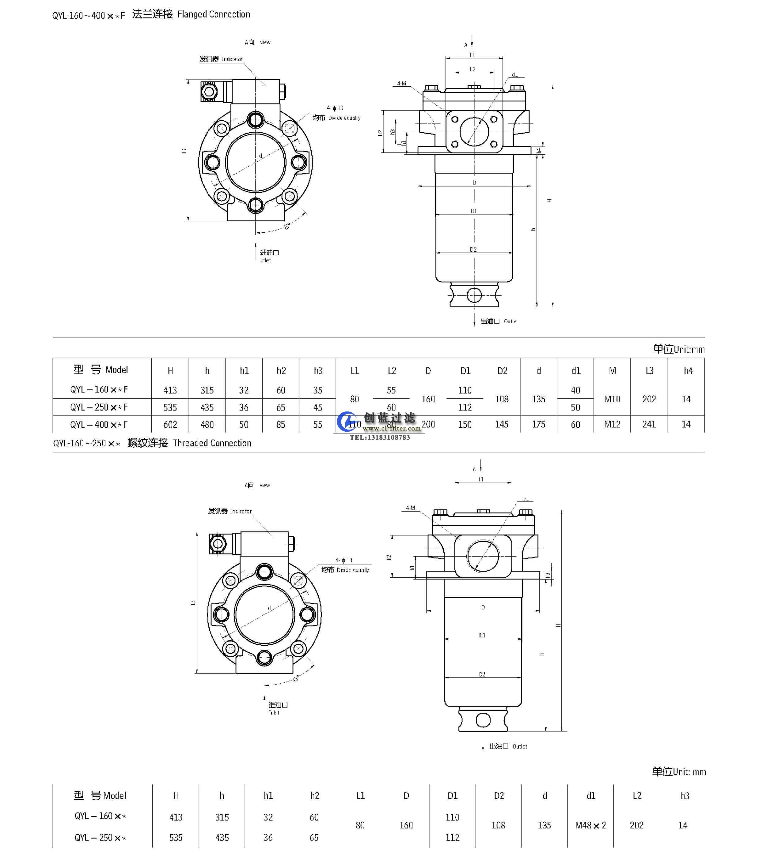 QYL-100×※-C/Y QYL-100×※-C/Y